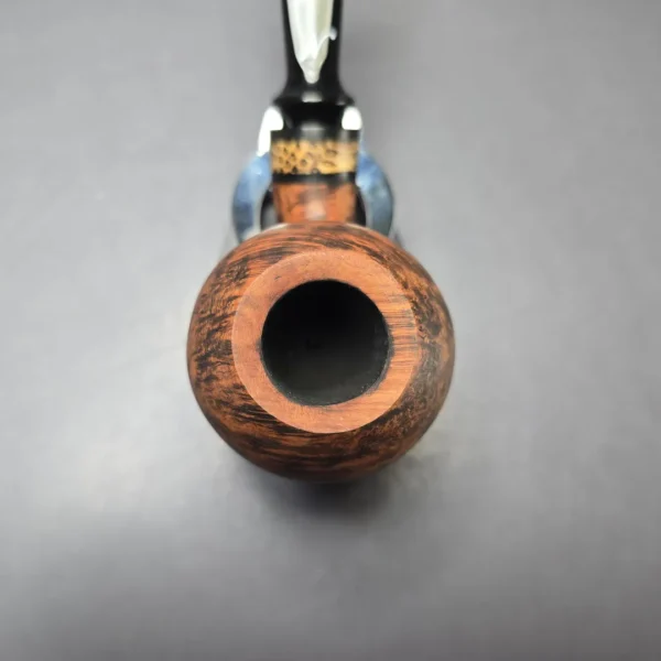 Nording Nosewarmer Smooth Contrast Cognac Apple Estate Briar Pipe, Unsmoked - Image 6