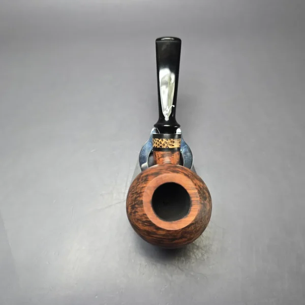 Nording Nosewarmer Smooth Contrast Cognac Apple Estate Briar Pipe, Unsmoked - Image 8