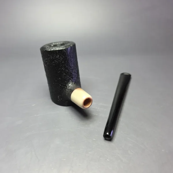 MBSD Briars "Re-Don" Sandblasted Poker w/ Horn, Briar Pipe, New - Image 10