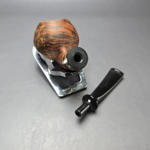 Nording Nosewarmer Smooth Contrast Cognac Apple Estate Briar Pipe, Unsmoked - Image 12