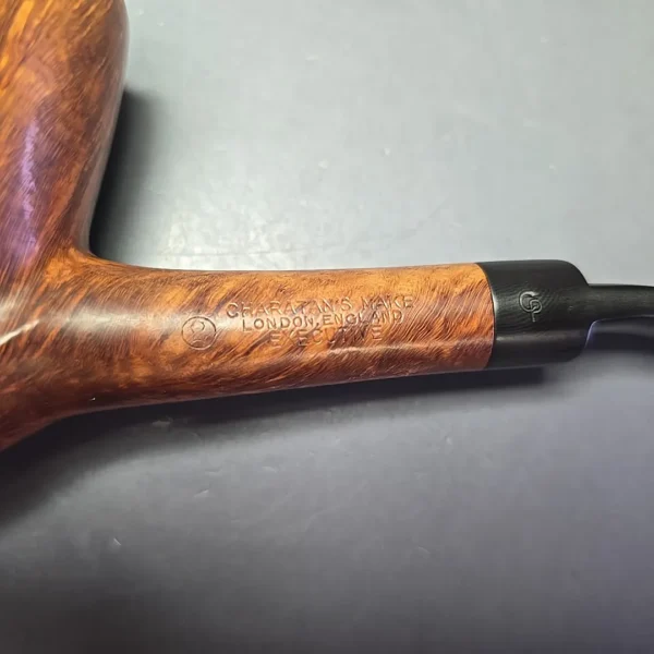 Charatan's Make First Lane Era (c. 1961-5) Executive Extra Large Smooth Footed Dublin Estate Briar Pipe, English Estates - Image 9
