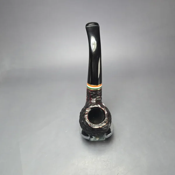 Peterson 2026 St Patrick's Day XL02 Rusticated Apple Briar Pipe, New - Image 7