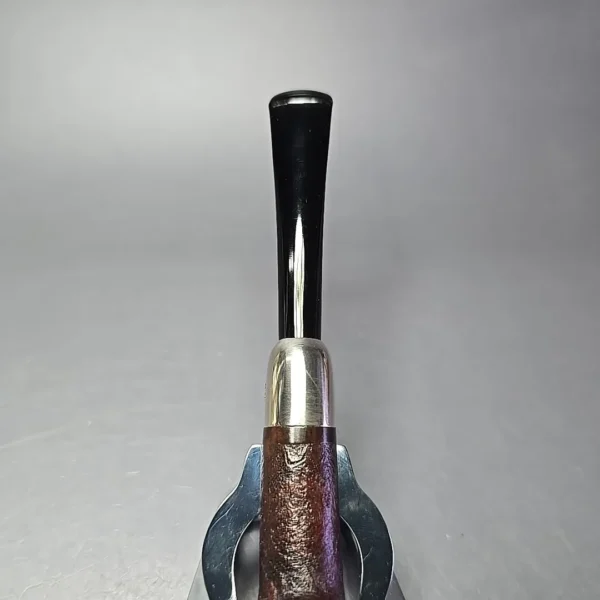 MBSD Briars Timeless Traditions 1 Sandblasted Billiard w/ Silver Handmade Briar Pipe, New - Image 6