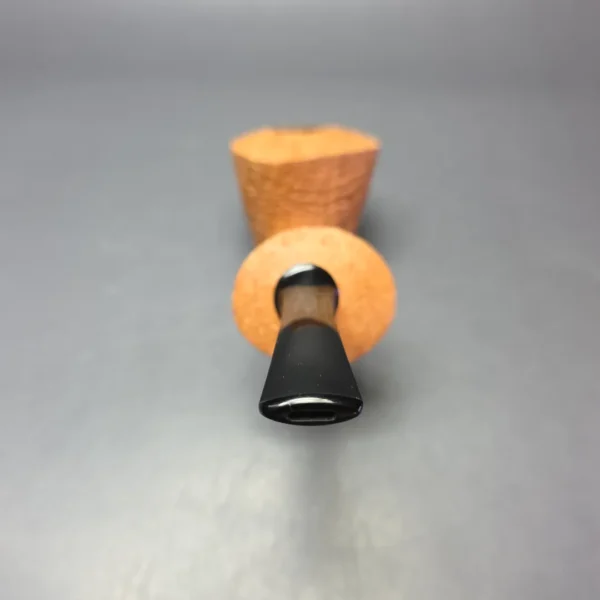 Madao 3000 Natural Sandblasted Asymmetric Cherrywood Sitter Handmade Briar Pipe, New - Image 5