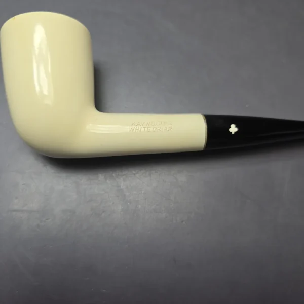 Kaywoodie White Briar 13 Smooth Large Dublin Estate Briar Pipe, Unsmoked - Image 9