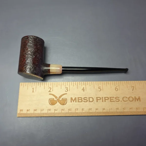 MBSD Briars "Re-Don" Sandblasted Poker w/ Horn, Briar Pipe, New - Image 8