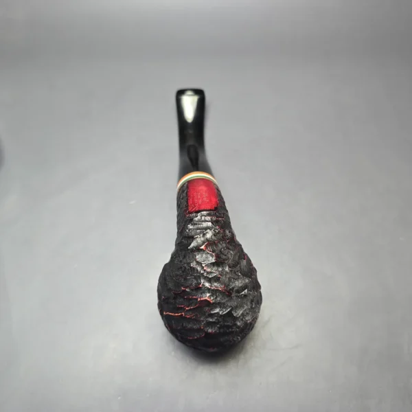 Peterson 2026 St Patrick's Day XL02 Rusticated Apple Briar Pipe, New - Image 8