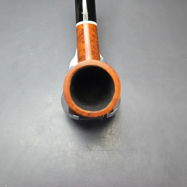 Caminetto Torch KS Smooth Billiard Estate Briar Pipe, Italian Estates - Image 7