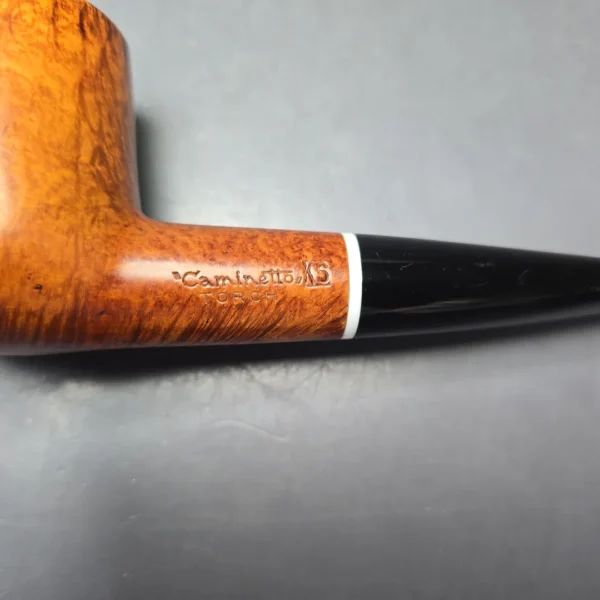 Caminetto Torch KS Smooth Billiard Estate Briar Pipe, Italian Estates - Image 8