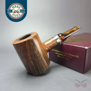 JM Boswell 2024 Smooth Poker w/ Winchester Army Mount Estate Briar Pipe, Unsmoked