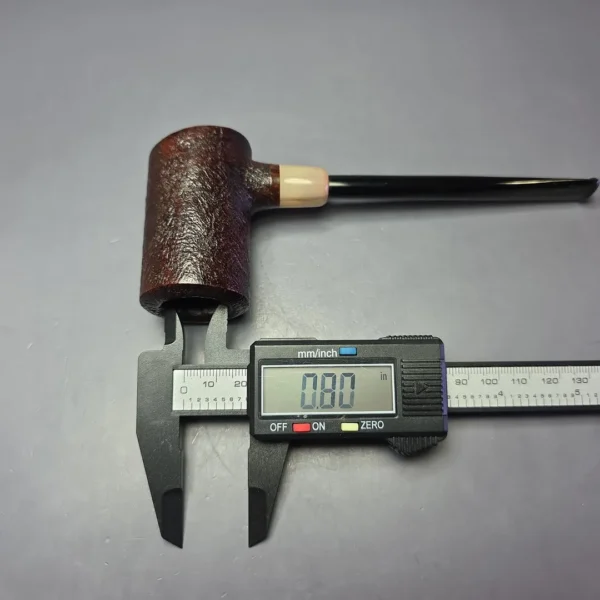 MBSD Briars "Re-Don" Sandblasted Poker w/ Horn, Briar Pipe, New - Image 9