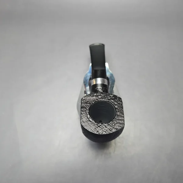 Morgan BlackJack 31 Sandblasted Panel Horn Briar Pipe, New - Image 6