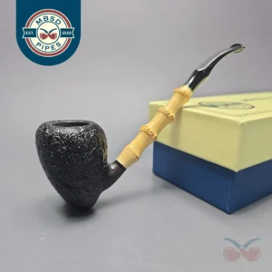 MBSD Briars Modern Masters 1 Sandblasted Peewit w/ Bamboo Handmade Briar Pipe, New