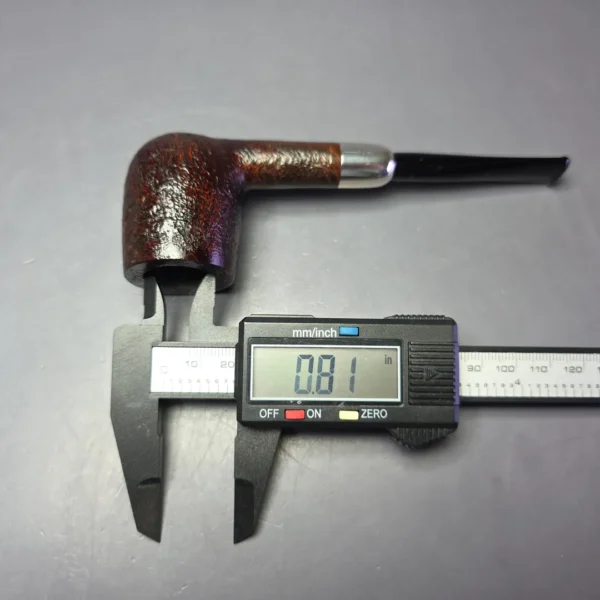MBSD Briars Timeless Traditions 1 Sandblasted Billiard w/ Silver Handmade Briar Pipe, New - Image 11