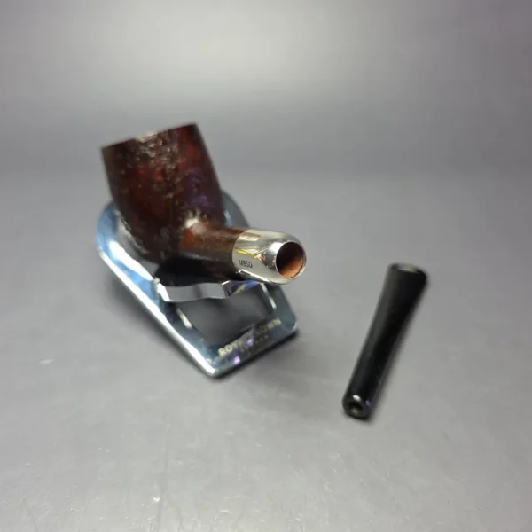 MBSD Briars Timeless Traditions 1 Sandblasted Billiard w/ Silver Handmade Briar Pipe, New - Image 12