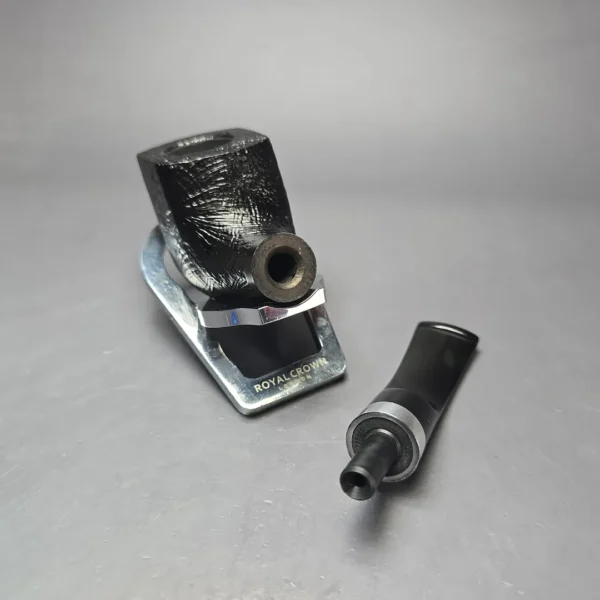 Morgan BlackJack 31 Sandblasted Panel Horn Briar Pipe, New - Image 12