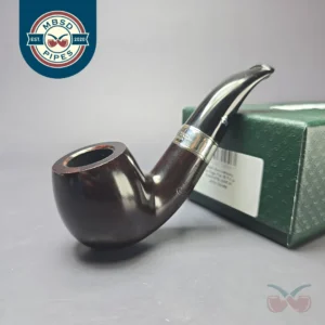 Peterson 160th Anniversary Pat. B Heritage Smooth Bent Billiard Briar Pipe, New