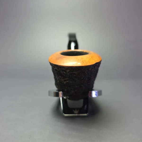 Ardor Urano Partially Rusticated Calabash w/ Silver Estate Briar Pipe, Italian Estates - Image 3