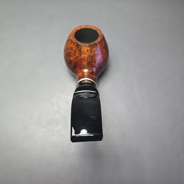 L'Anatra Scottanaso Smooth Apple Sitter w/ Silver Estate Briar Pipe, Italian Estates - Image 5