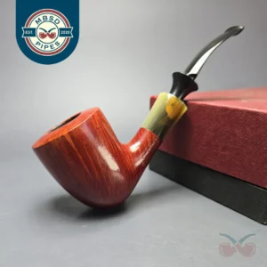 Savinelli Nonpareil 9412 Smooth Bent Dublin Estate Briar Pipe, Unsmoked