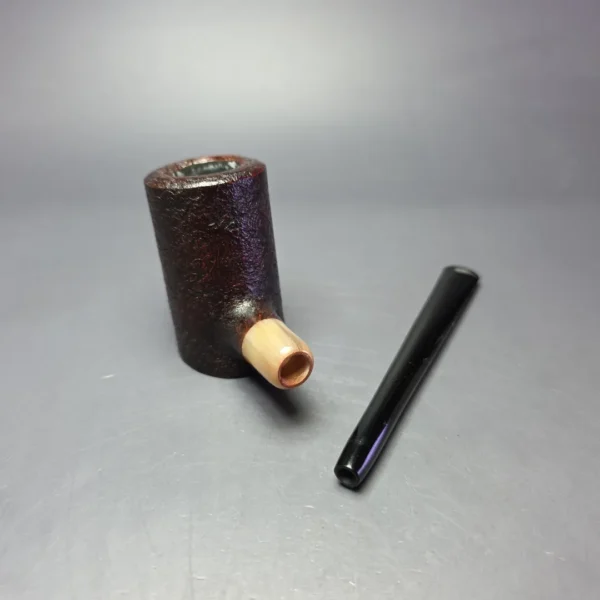 MBSD Briars "Re-Don" Sandblasted Poker w/ Horn, Briar Pipe, New - Image 10