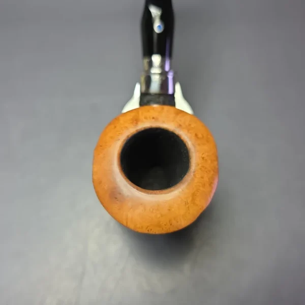 Ardor Urano Partially Rusticated Calabash w/ Silver Estate Briar Pipe, Italian Estates - Image 5