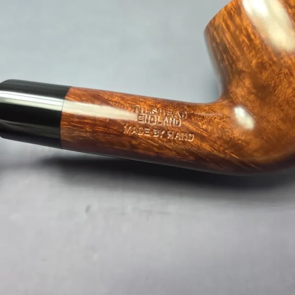 James Upshall P Grade Group 6 Smooth Bent Billiard Estate Briar Pipe, Unsmoked - Image 10