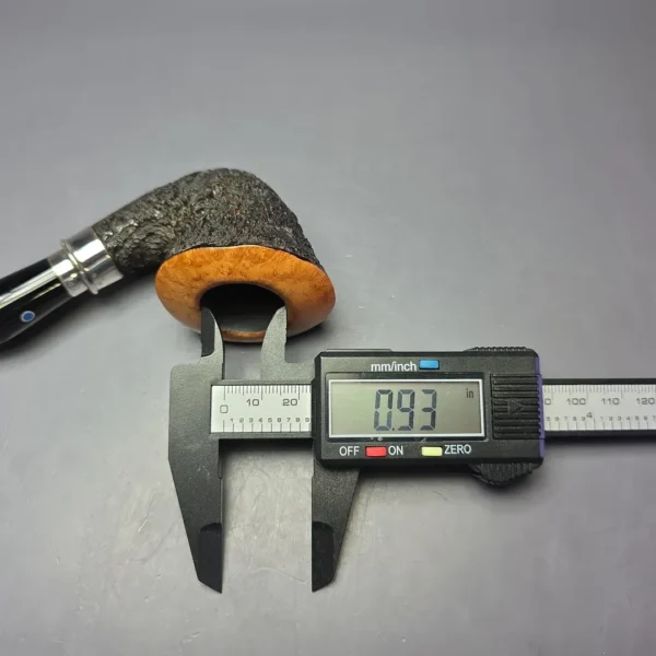 Ardor Urano Partially Rusticated Calabash w/ Silver Estate Briar Pipe, Italian Estates - Image 9