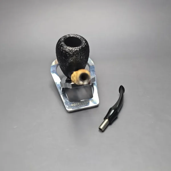 MBSD Briars Modern Masters 1 Sandblasted Peewit w/ Bamboo Handmade Briar Pipe, New - Image 15