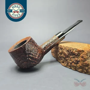 Charatan's Make 4148DC Sandblasted Pot Estate Briar Pipe, English Estates