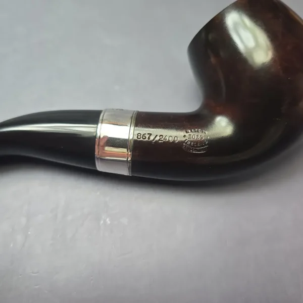 Peterson 160th Anniversary Pat. B Heritage Smooth Bent Billiard Briar Pipe, New - Image 12