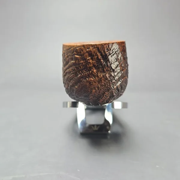 Charatan's Make 4148DC Sandblasted Pot Estate Briar Pipe, English Estates - Image 3