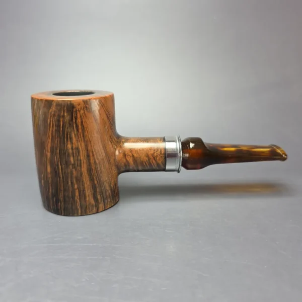 JM Boswell 2024 Smooth Poker w/ Winchester Army Mount Estate Briar Pipe, Unsmoked - Image 3
