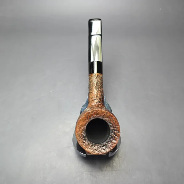 Charatan's Make 4148DC Sandblasted Pot Estate Briar Pipe, English Estates - Image 6