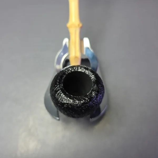 MBSD Briars Modern Masters 1 Sandblasted Peewit w/ Bamboo Briar Pipe, New - Image 6