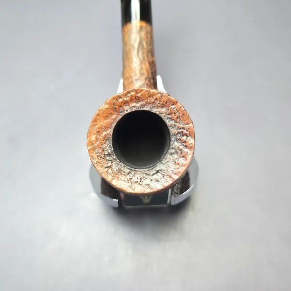 Charatan's Make 4148DC Sandblasted Pot Estate Briar Pipe, English Estates - Image 7