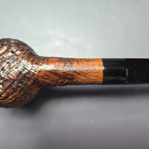 Charatan's Make 4148DC Sandblasted Pot Estate Briar Pipe, English Estates - Image 9