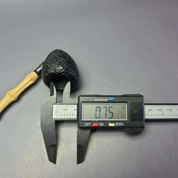 MBSD Briars Modern Masters 1 Sandblasted Peewit w/ Bamboo Briar Pipe, New - Image 10