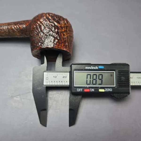 Charatan's Make 4148DC Sandblasted Pot Estate Briar Pipe, English Estates - Image 11
