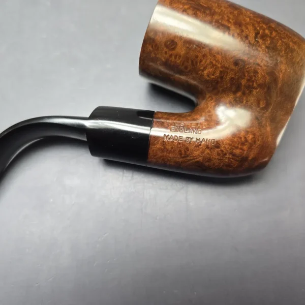 James Upshall (c. 1980s) P Grade Smooth Oom Paul Sitter Estate Briar Pipe, Unsmoked - Image 11