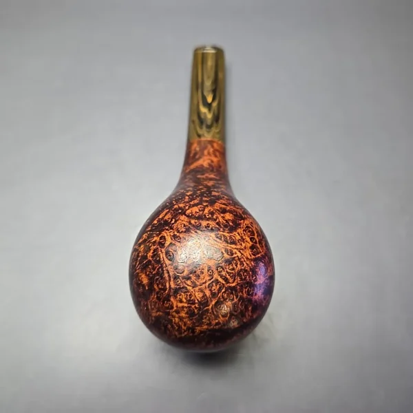 Sean Reum XL Eggshell Sandblasted Hawkbill Estate Briar Pipe, American Estates - Image 9