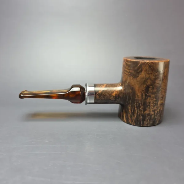 JM Boswell 2024 Smooth Poker w/ Winchester Army Mount Estate Briar Pipe, Unsmoked - Image 5