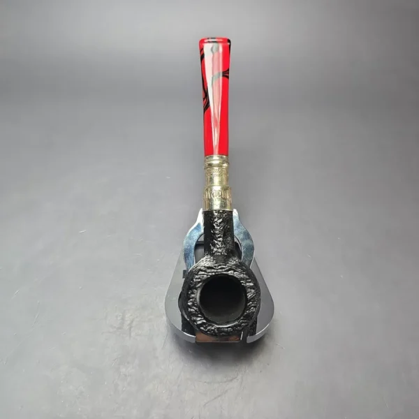 Peterson Dracula Spigot 86 Sandblasted Apple Estate Briar Pipe, Unsmoked - Image 7