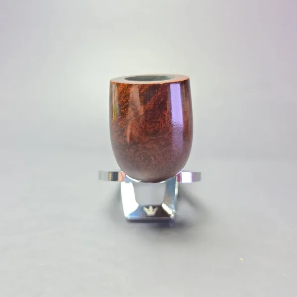 MBSD Briars Timeless Traditions 1 Smooth Billiard w/ Silver Handmade Briar Pipe, New - Image 5