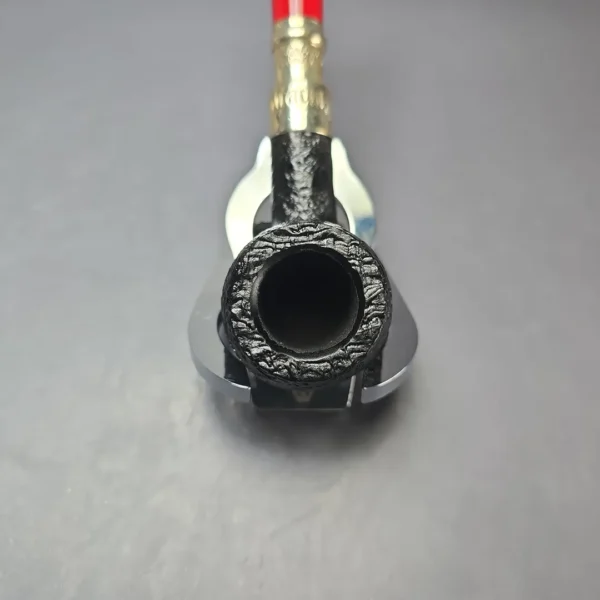 Peterson Dracula Spigot 86 Sandblasted Apple Estate Briar Pipe, Unsmoked - Image 8