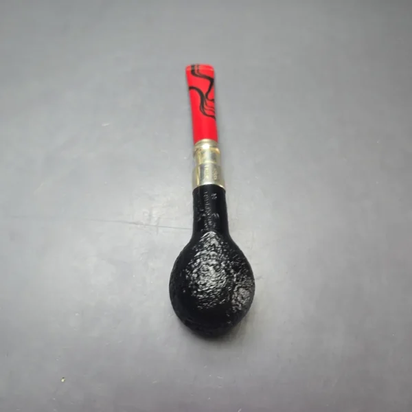 Peterson Dracula Spigot 86 Sandblasted Apple Estate Briar Pipe, Unsmoked - Image 9