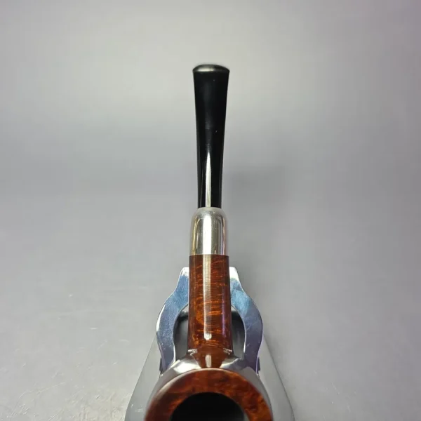 MBSD Briars Timeless Traditions 1 Smooth Billiard w/ Silver Handmade Briar Pipe, New - Image 8