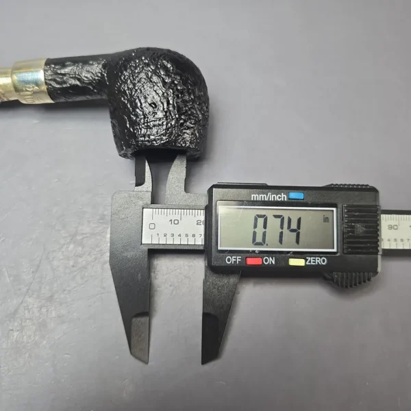 Peterson Dracula Spigot 86 Sandblasted Apple Estate Briar Pipe, Unsmoked - Image 12