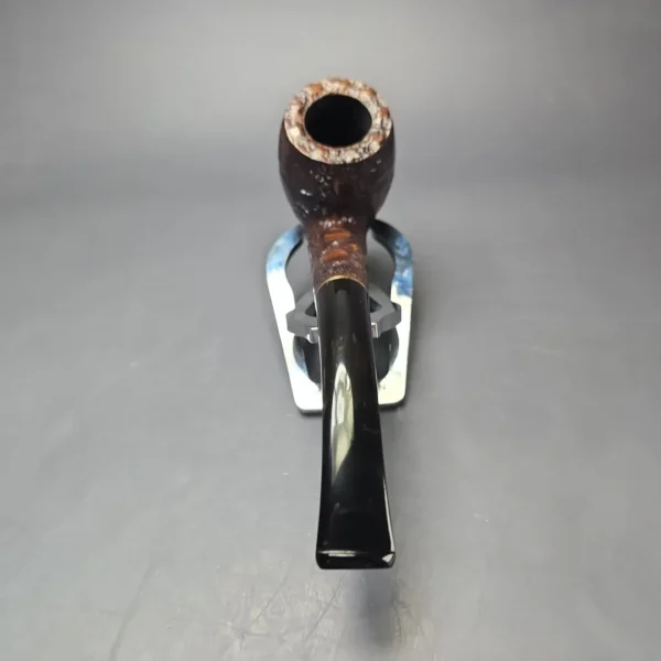 Savinelli Alligator Brown 606 KS Rusticated Bent Billiard Estate Briar Pipe, Italian Estates, 6mm - Image 5