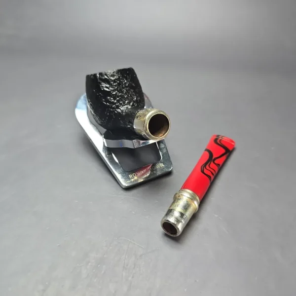 Peterson Dracula Spigot 86 Sandblasted Apple Estate Briar Pipe, Unsmoked - Image 13